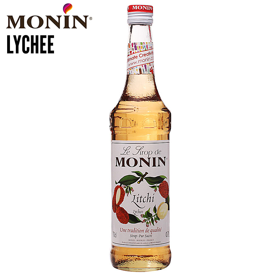 โมนิน ไซรัป Lychee (Monin Syrup Lychee) 700 ml.