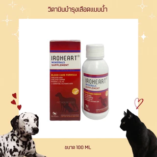 IROHEART วิตามินบำรุงเลือด แบบน้ำ สำหรับสุนัขและแมว ขนาด 100 ML