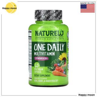 NATURELO, One Daily Multivitamin for Women 50+, 60 Vegetarian Capsules