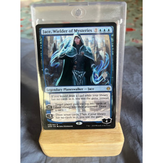 การ์ด MTG Jace, Wielder of Mysteries Blue Magic the gathering EDH รุ่น WAR Promo สภาพ Nm