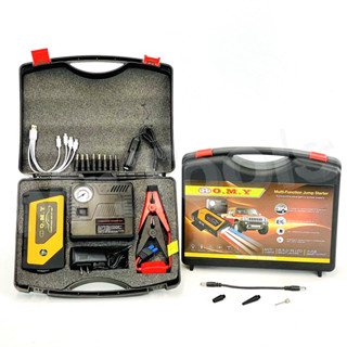 จั๊มสตาทรถยนต์ 99800MAH สตาร์ทรถดีเซล รถกระบะ ได้ง่ายและรวดเร็ว Jump Starter รถยนต์ 4000cc/6000cc แบตเตอรี่กู้ภัยพกพาได้