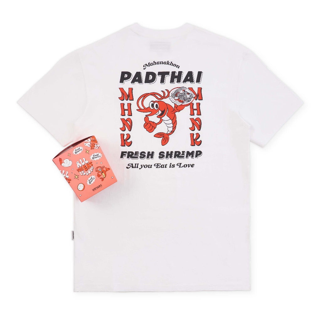 MAHANAKHON FOODIE CLUB PAD THAI T-SHIRT WHITE
