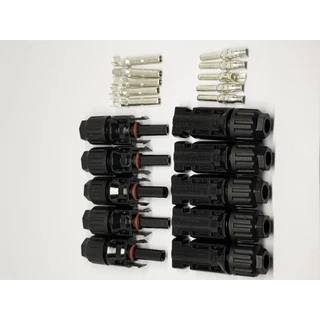 [ใหม่] มีรับประกัน ขั้วต่อสายไฟแผงโซล่าร์เซลล์ MC4 CONNECTOR รุ่นไม่มีแกนเหล็กด้านใน ยึดติดแน่นไม่มีหลุดไม่มีขยับ