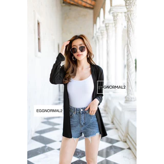 ถูกที่สุด🎉🎉T001เสื้อคลุมผ้าเรย่อน งานป้ายTOPSHOP ทรงใหญ่ใส่ได้ทุกไซส์