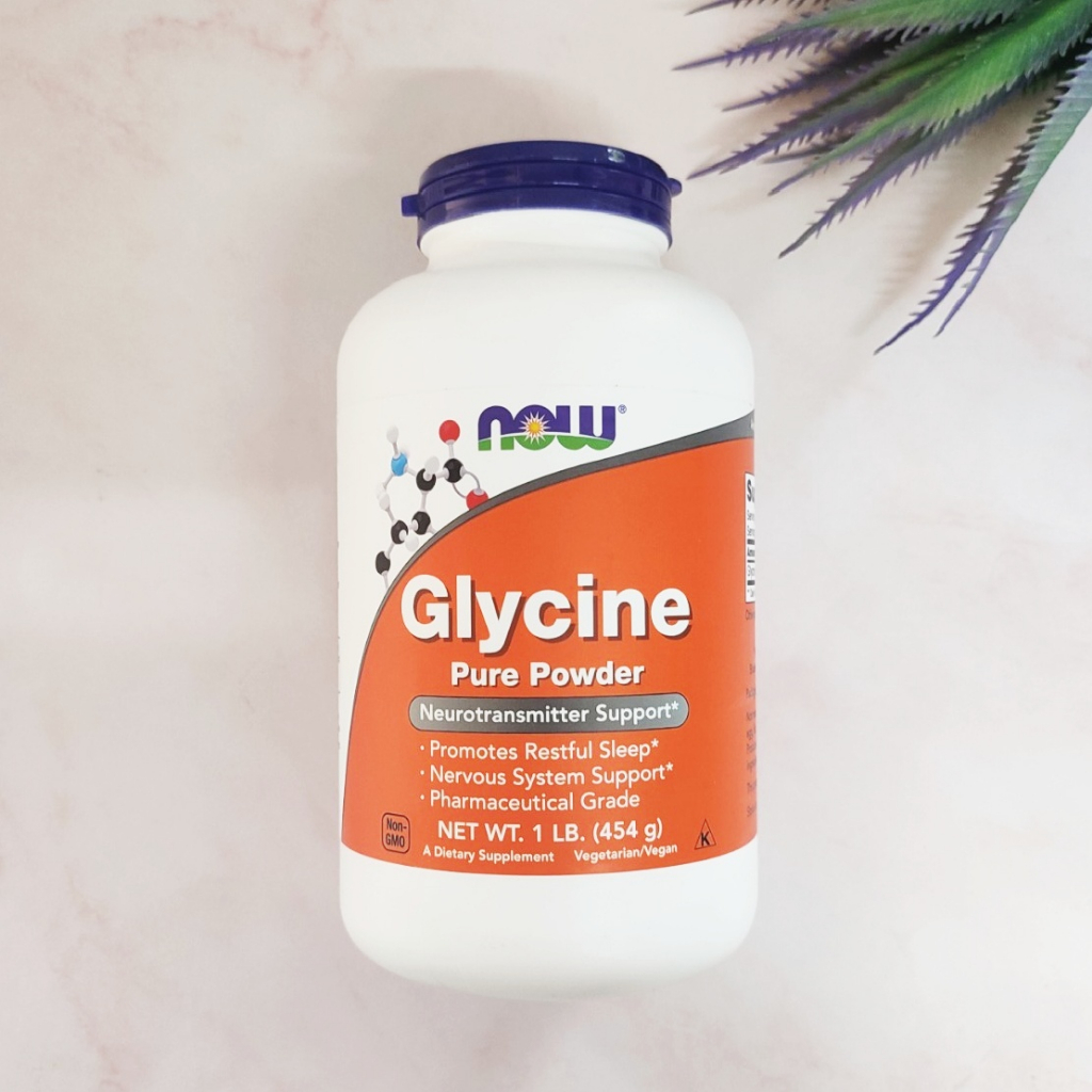 [Now Foods®] Glycine Pure Powder 454 g ผงไกลซีน บริสุทธิ์