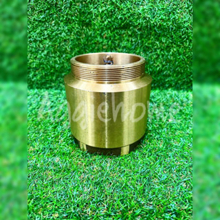 AAA เช็ควาล์ว ตั้ง ทองเหลือง ขนาด 4 นิ้ว ( เกลียวนอก/เกลียวใน ) สปริง check valve กันย้อนกลับ วาล์วกันน้ำกลับ