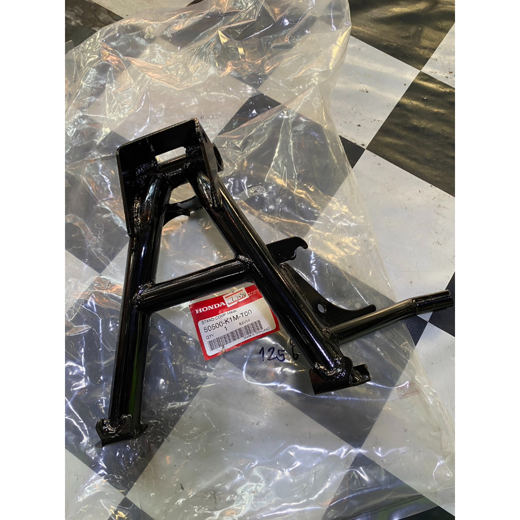 ขาตั้งคู่Wave125i Led 2023สีดำ แท้เบิกศูนย์