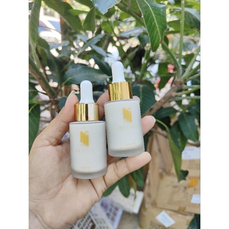 รองพื้นปรับผิวขาว คุมมันกันน้ำกันเหงื่อ b e a u t y (ขวดกลม)