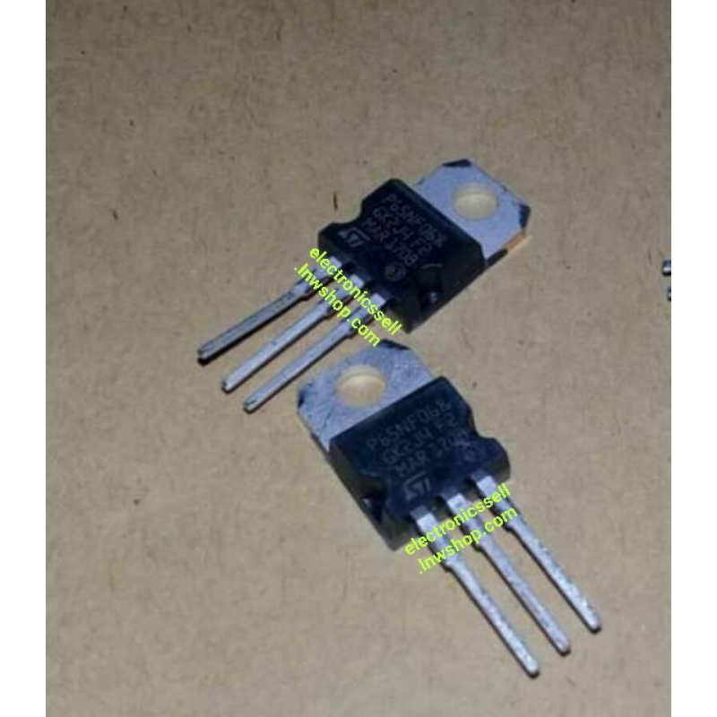 P65NF06 65NF06 1pcs มอสเฟต STP65NF06 ยี่ห้อ ST-THOMSAN 65A 60V MOSFET N-CHANELL P65NF65& ขาย ราคา ตั