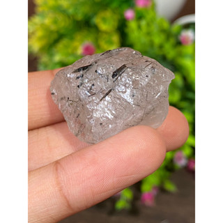 ก้อน ไหมดำ ควอตซ์ แก้วขนเหล็ก Black Rutilated Quartz Rough 89.77 กะรัต Cts. พลอยแท้ อัญมณีมงคลประจําวันเกิด เครื่องประดั