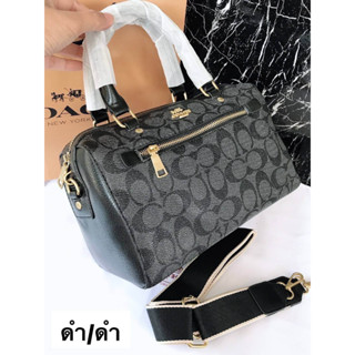 พร้อมส่ง กระเป๋า Coach ทรงหมอน มีซิปหน้า ขนาด 10 นิ้ว