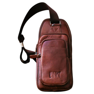 กระเป๋าคาดอก  กระเป๋าแฟชั่น กระเป๋าหนังแท้  Leather Crossbody Bag