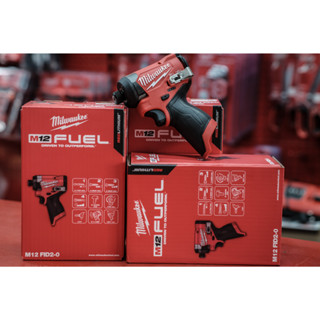 Milwaukee M12 FID2-0 ไขควงกระแทกไร้สาย GENใหม่ล่าสุด ปี2023  (มีให้เลือกซื้อตัวเปล่า หรือ พร้อมแบต แท่นชาร์ท)