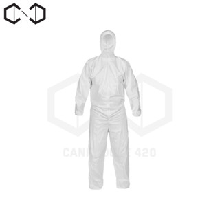 Clean room body suit ชุดสำหรับทำความสะอาด หรือ ชุดใส่เข้าห้องปลูกกันแมลง ชุด ppe