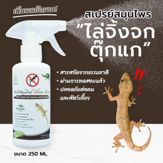 ไล่จิ้งจก ตุ๊กแก SAMUNPINE สเปรย์สมุนไพร 250 มล./Anti-Lizard and Gecko Herbal Spray 250 ml.(ไล่ได้จริง/จิ้งจกหายกระเจิง)