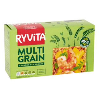 Ryvita multi grain crisp bread ขนมปังกรอบผสมธัญพืช ขนาด 250g Made in UK