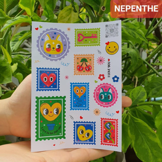 Sticker sweet heart  สติกเกอร์หัวใจสุดน่ารัก@Nepenthe