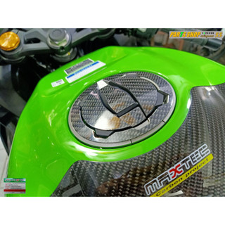 กันรอยฝาถังน้ำมัน ZX25R แบบ [ เพียวคาร์บอน ][ Maxtec ]