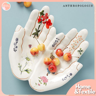 จานเซรามิค จานเสิร์ฟ งานแบรนด์ Anthropologie | Nathalie Lete Titania Serving Platter