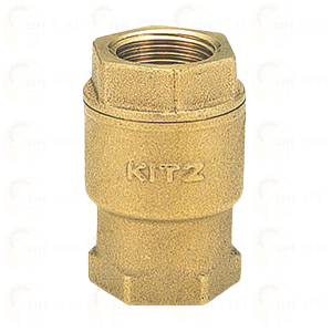 KITZ ลิฟท์เช็ควาล์ว ทองเหลือง รุ่น RF ขนาด 1/2 นิ้ว เช็ควาล์วแนวตั้ง เช็ควาล์วทองเหลือง
