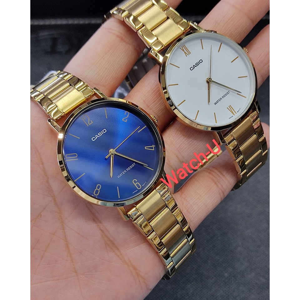 นาฬิกาข้อมือผู้หญิง Casio  เรือนทอง รุ่น LTP-VT01G-2B / LTP-VT01G-7B