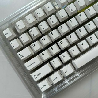 Drop DCX Black-on-White keycap - base set