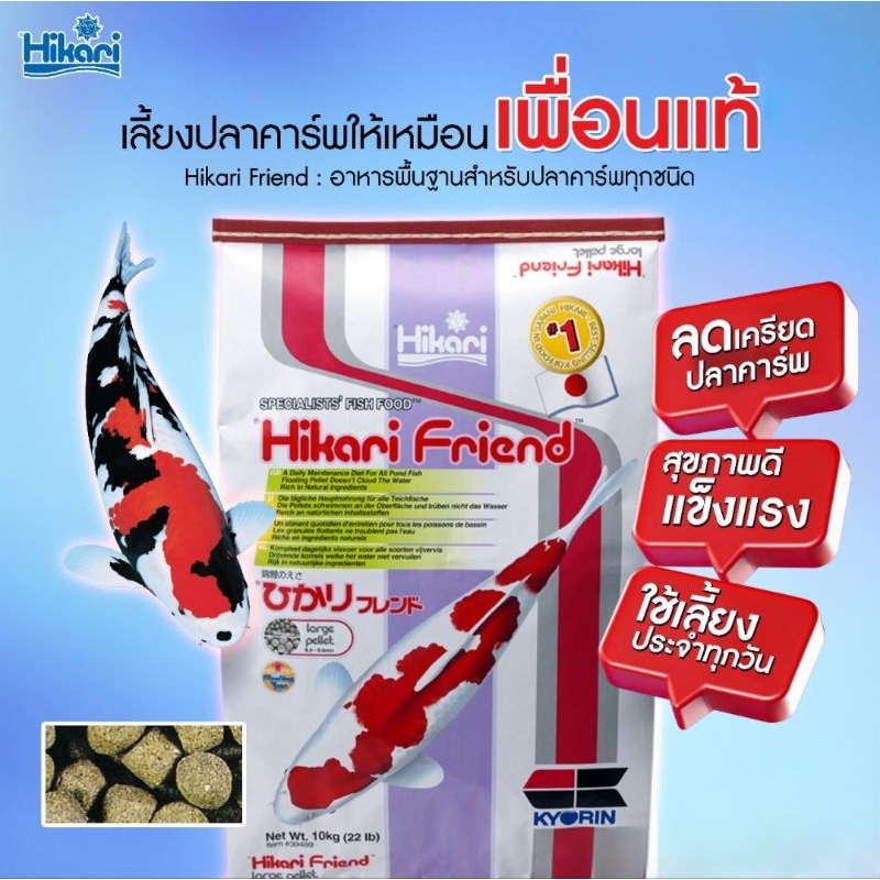 Hikari Friend 10 kg. เม็ด L