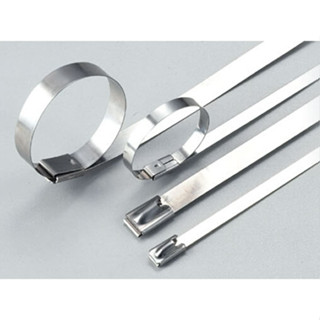 "HACO" เข็มขัดรัดสายไฟสแตนเลสกลม/Stainless Steel Ball Ties