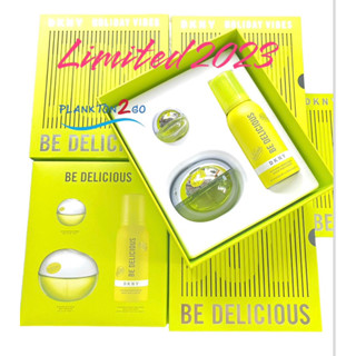 DKNY Be Delicious  Pure New York Holiday Vibes EDP 100ml สีเขียว ผลิต 9/21