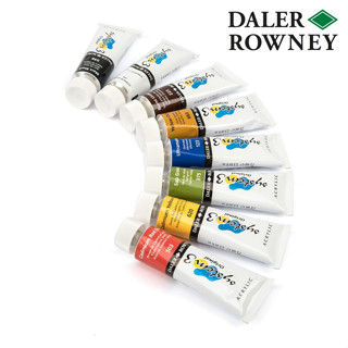 สีอะคริลิค Daler Rowney System 3 Acrylic Painting Colour หลอด 75ml สีเดเลอร์-ราวนี่