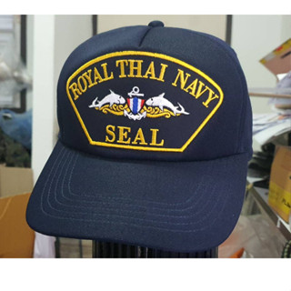 หมวกแก๊ปสีกรมท่า THAI NAVY SEAL ของแท้จากทหารเรือ