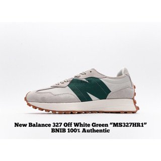 ของแท้ 100% New Balance 327 Green Off White