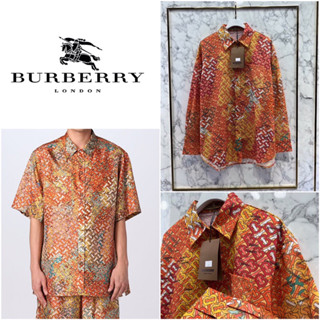 เสื้อเชิ๊ต BURBERRY WELLINGTON SHIRT - ORANGE