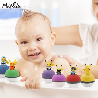 #POKEMON #BATHBOMB SURPRISE egg (6 ลูก) แถม โมเดลโปเกมอนในลูก! #ของเล่นในอ่างน้ำ #บาธบอม