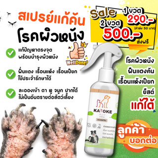 ขายดี🔥 Kayoke 🐶🐱สเปรย์ลดอาการคัน สูตร เข้มข้น🐱🐶  ยีสต์ เชื้อ…