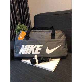 NIKE TRAVEL BAG กระเป๋าเดินทางสะพาย สีเทา