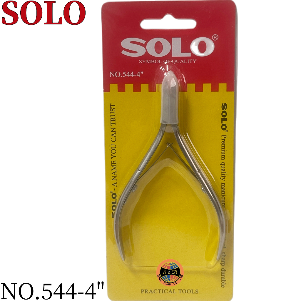 SOLO กรรไกรตัดหนัง กรรไกรตัดเล็บ NO.544-4 กรรไกรตัดตกแต่งหนัง โซโล ของแท้
