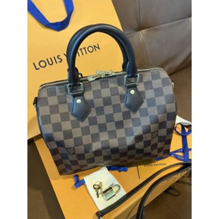 กระเป๋า​louis​ vuitton speedy 25แท้​100​%ส่งฟรีมีของแถม