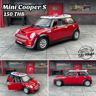 รถโมเดลMini Cooper เปิดประทุน / หลังคาลายธงชาติอังกฤษ scale1:28 (12.5ซม.) MINI COOPER