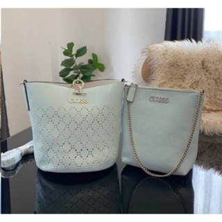 Guess Amara Bucket Handbag ทรงถังสุดน่ารัก