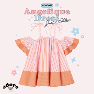 FLAT2112 ADG0027 : ANGELIQUE DRESS [Junior Edition] ชุดเด็กผู้หญิง เดรสเด็ก