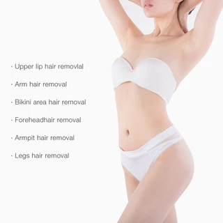 Foreverlily 3in1ชุดเครื่องแว็กซ์แบบพกพาเครื่องทำความร้อนแว็กซ์แบบใช้มือถือ Salon Soft wax ชุดกำจัดขนWax Heater Removal Hair Beauty Tools