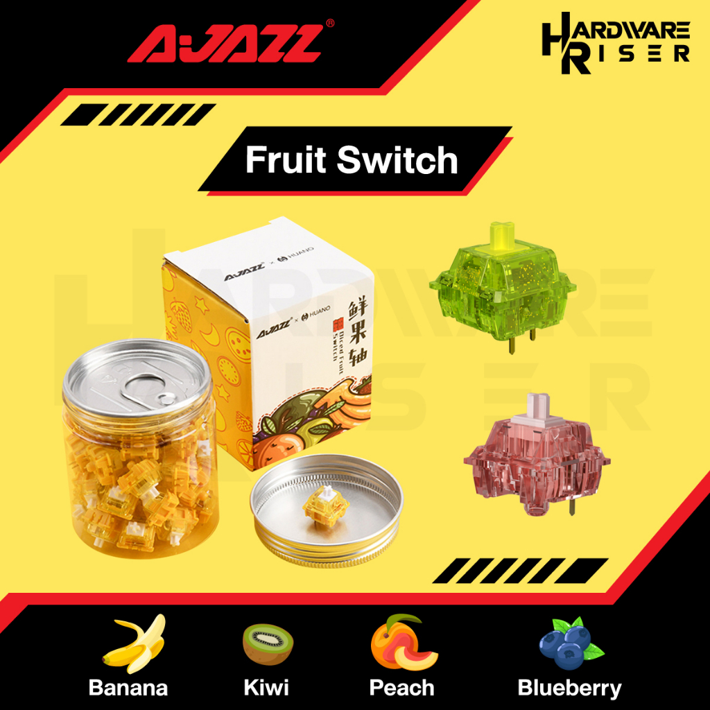 Ajazz Fruit Switch Tactile &amp; Linear 3 Pin Switch for Mechanical Keyboard