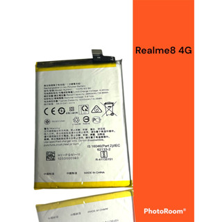 Realme8 4G แบตRealme8 4G แบตRealme8i Batterry Realme8 4g แบตเตอรี่โทรศัพท์มือถือ แถมฟรีชุดไขควง