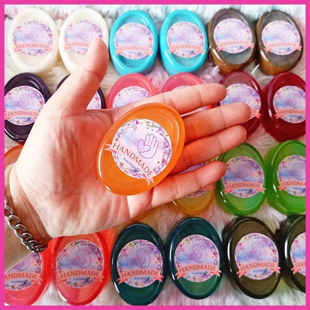 🎀สบู่สมุนไพร🎀 สบู่เปลือกมังคุดน้ำผึ้ง สบู่กลีเซอรีน ขนาด 50 กรัม Mangosteen Peel & Honey Glycerin Soap - รูปที่ 3