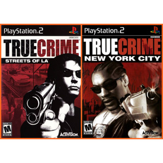 True Crime New York City  -  Streets of LA  แผ่นเกม PS2   Playstation 2