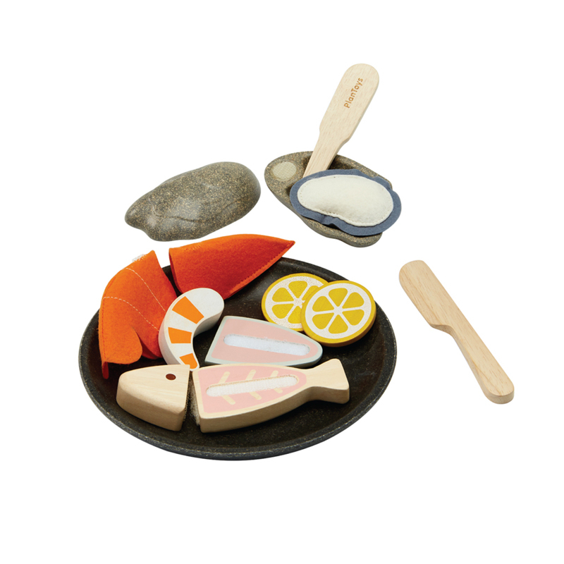 PlanToys طبق مأكولات بحرية خشبي 3632 — صورة 7