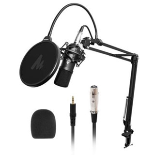 Maono AU-A03 Condenser Microphone Kit Podcast Mic with Boom Arm Microphone Stand ไมโครโฟน ไมค์อัดเสียง ไมค์คอนเดนเซอร์