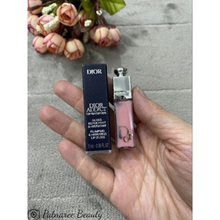 Dior ป้ายไทย Addict Lip Maximizer Gloss Repulpant &amp; Hydratant #001 Pink 2ml