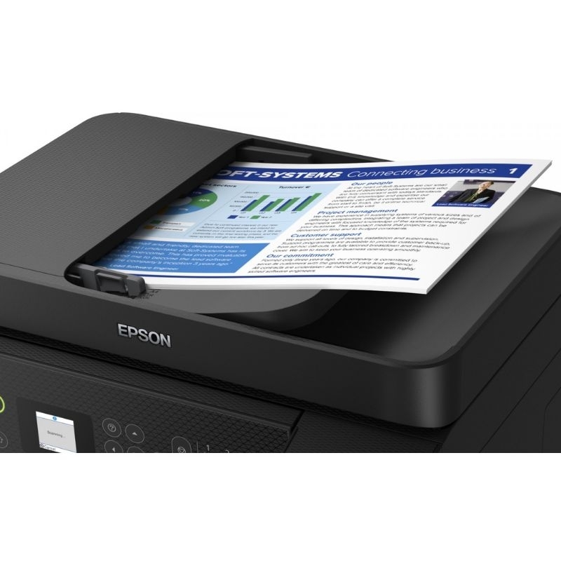 Epson L5290 ปริ้นเตอร์สี มัลติฟังก์ชัน (พิมพ์ ถ่ายเอกสาร สแกน แฟกซ์ WIFI) พร้อมหมึกแท้ 1 ชุด ประกันศูนย์ 2 ปี พร้อมส่ง
